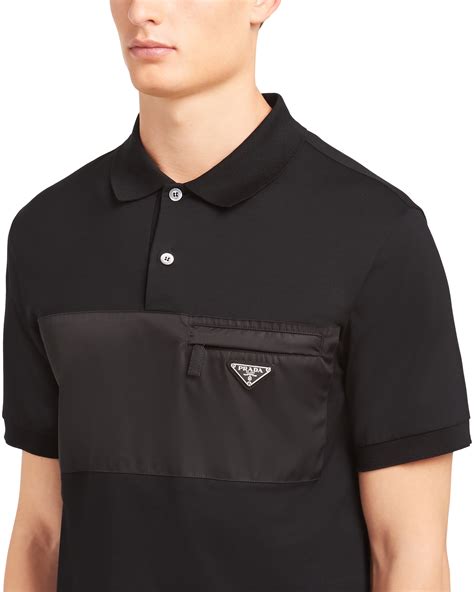 prada mens long sleeve polo|prada t-shirts for men.